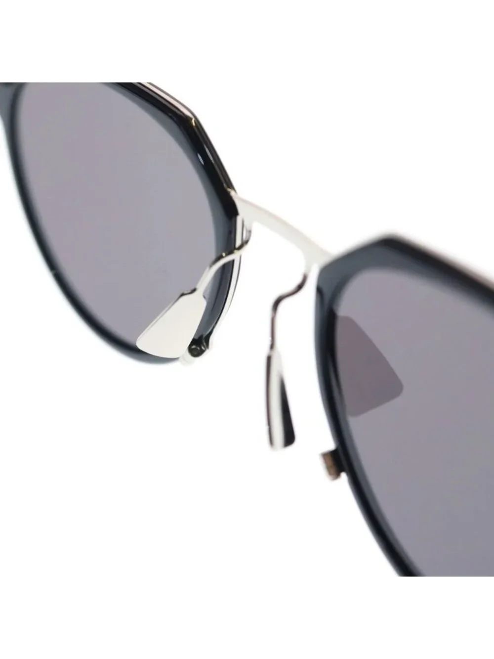 Bottega Veneta Ultra Thin Santos Sunglasses Black Eyewear